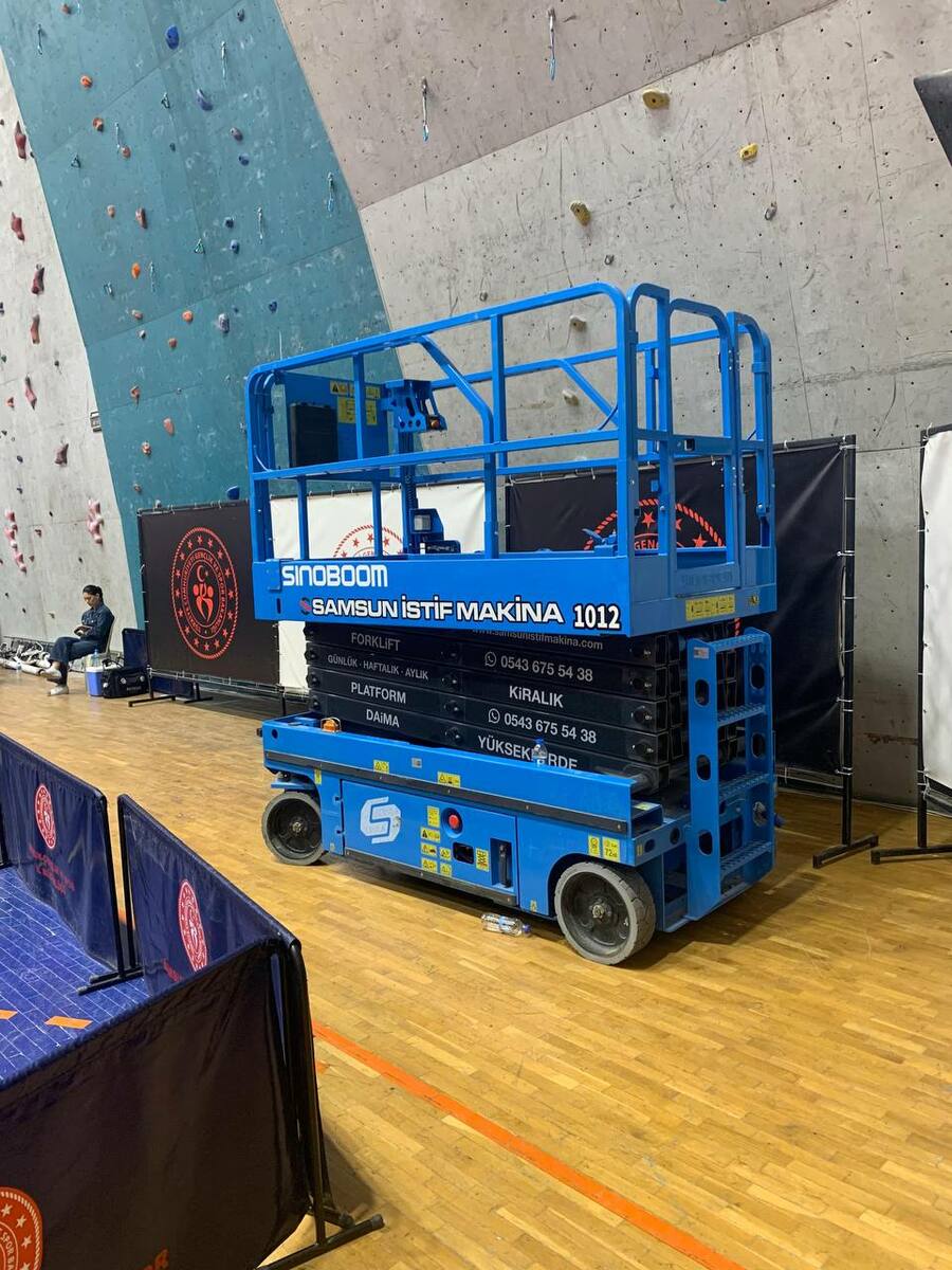 10 Metrelik Makaslı Platform Kiralama 10 Samsun manlift Kiralama