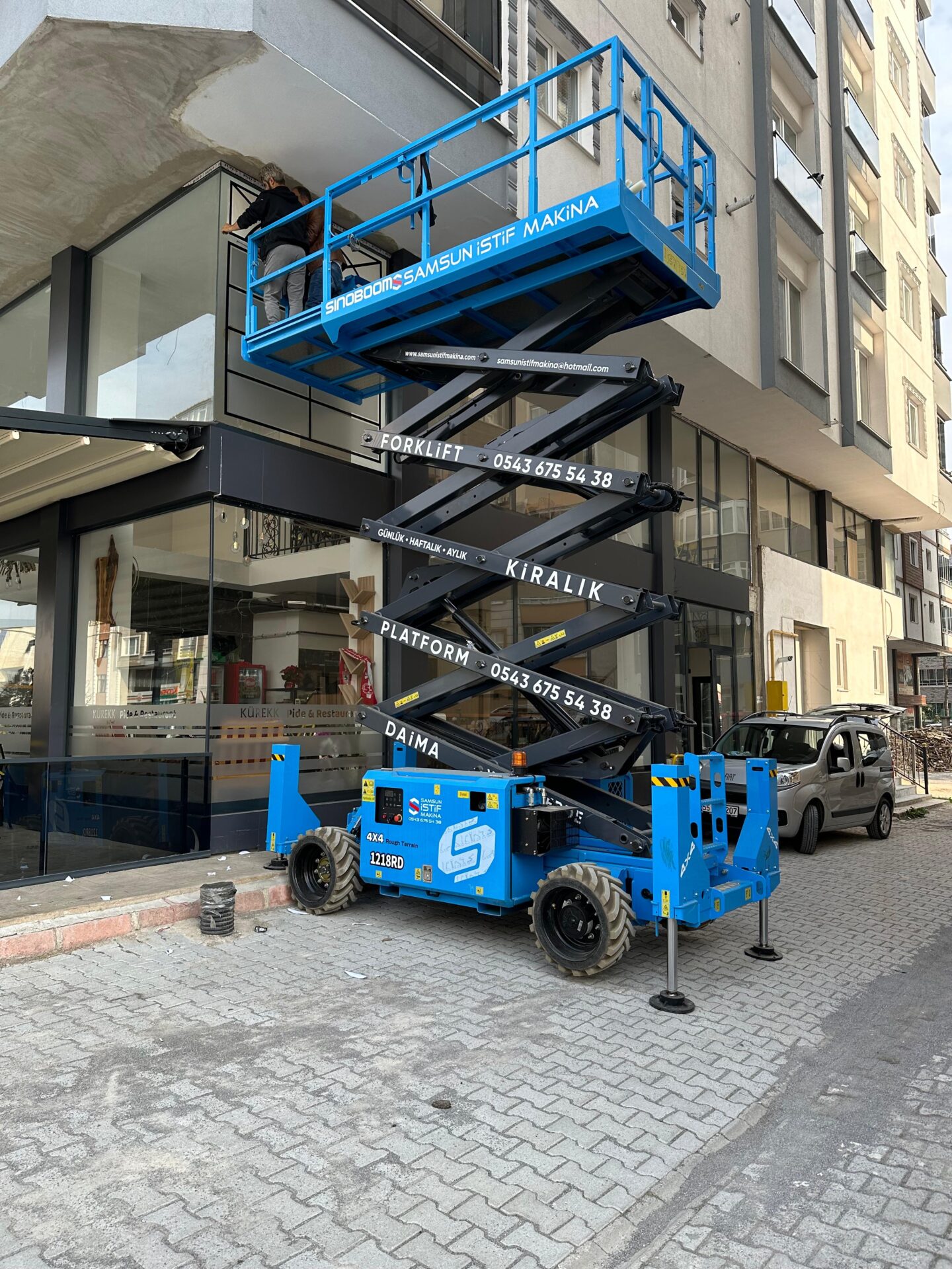 10 Metrelik Makaslı Platform Kiralama 7 manlift kiralama